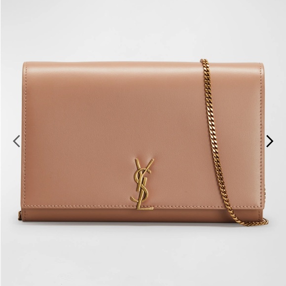 YSL Saint Laurent wallet on chain Cassandre Logo Plaque - Picture 9 of 12